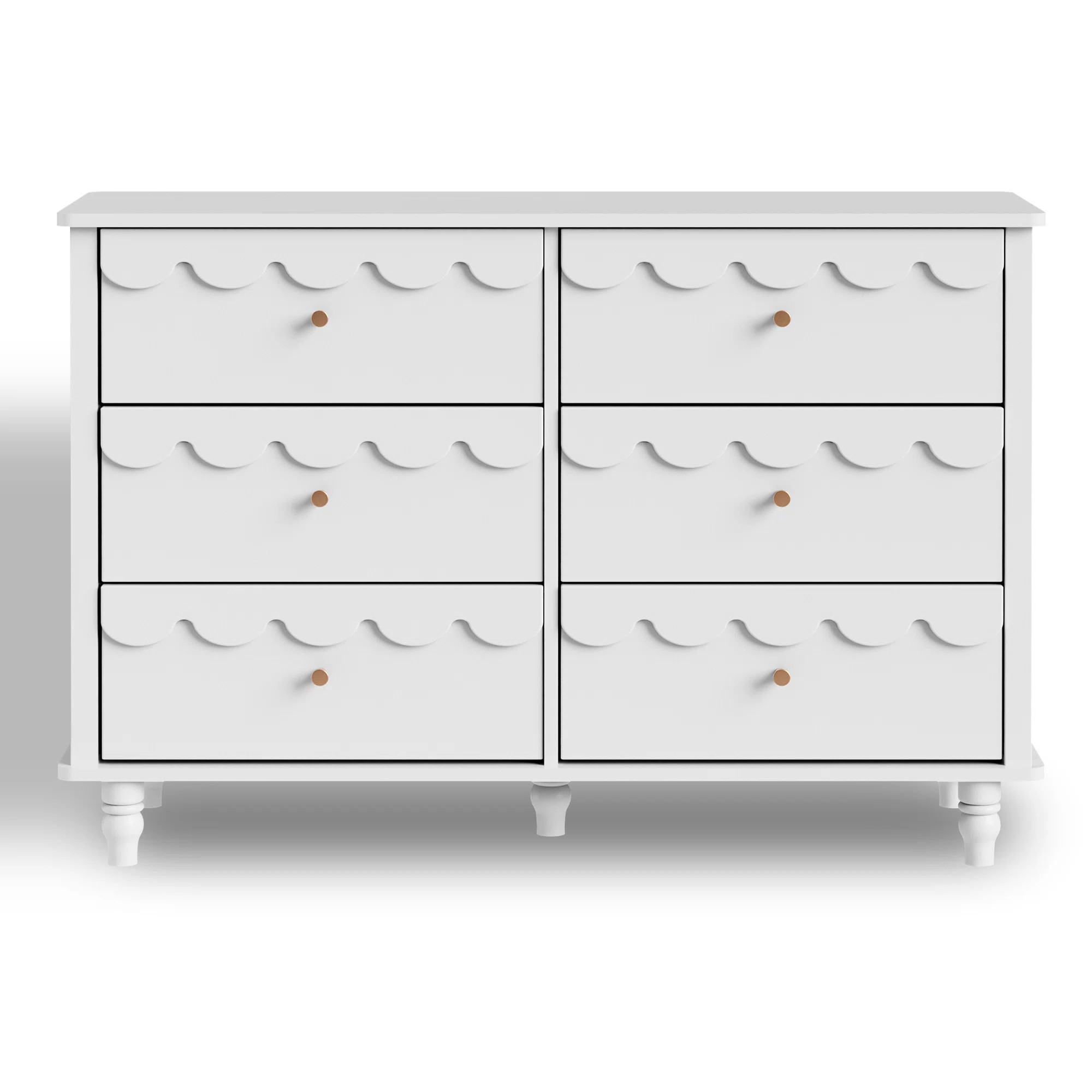Charlton Home® Dorlan 6 Drawer 43.1" W Laced Dresser & Reviews | Wayfair | Wayfair North America