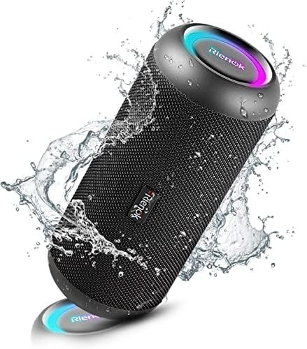 RIENOK Portable Bluetooth Speaker 30W True Wireless Stereo HD Sound IP67 Waterproof Outdoor Sport... | Amazon (US)