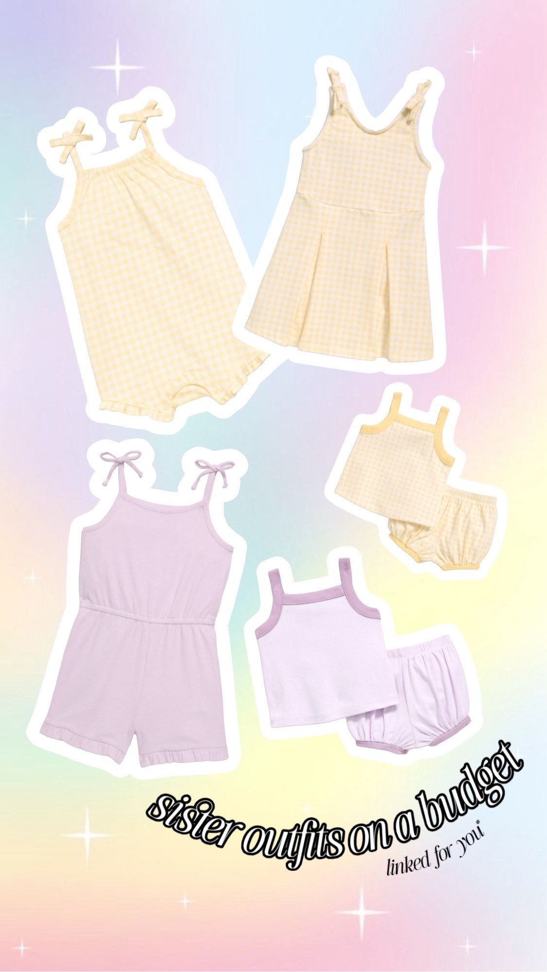 sister matching coordinating outfits for spring and summer on sale now 

#LTKKids #LTKBaby #LTKSaleAlert