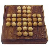 Solitaire Marble - Wooden Brain Teaser Game | Etsy (US)