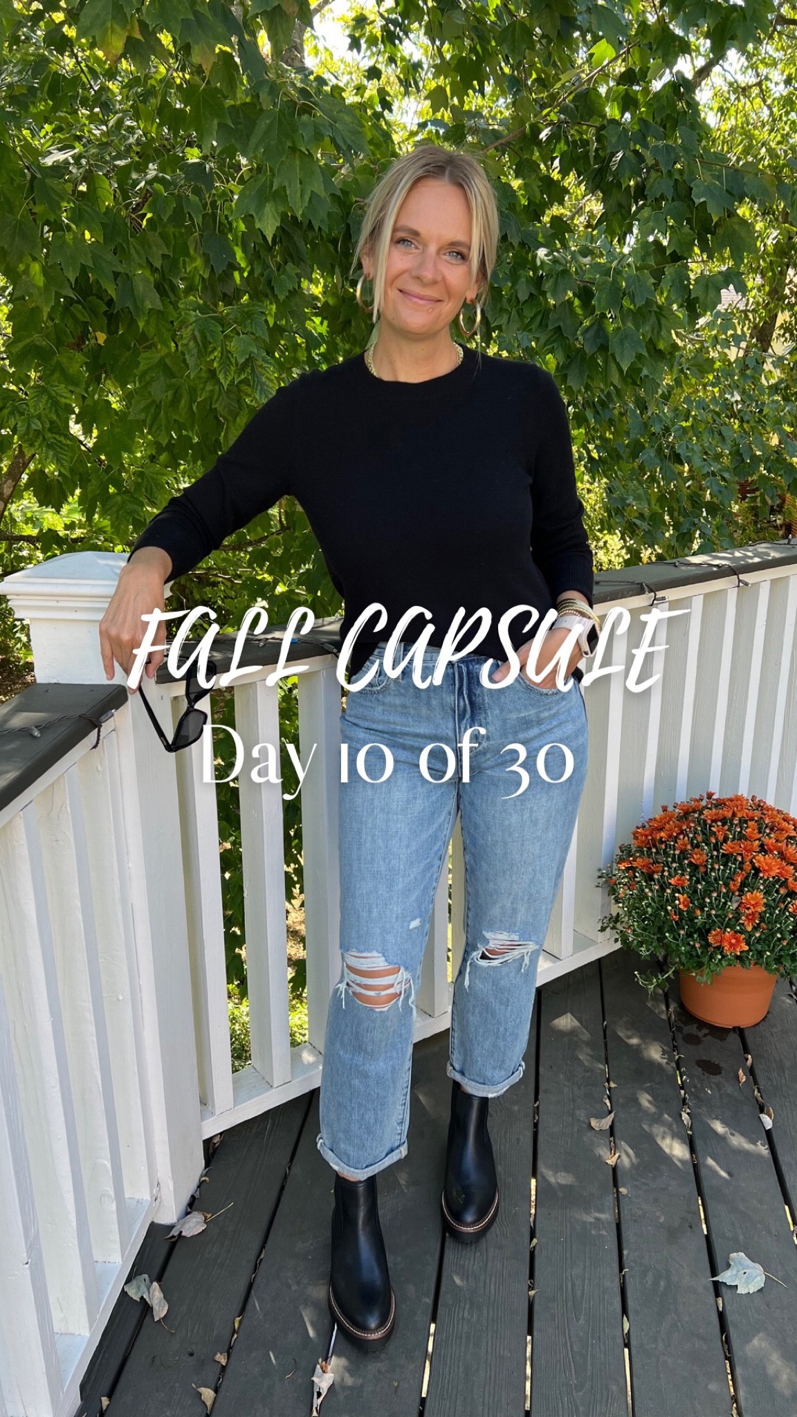 🍂Fall Capsule Styled Looks

Day 10!  Love this classic cashmere crewneck sweater offset by these edgy boyfriend jeans and Chelsea boots.  Such a fun fall look! 

#LTKSeasonal #LTKstyletip #LTKshoecrush