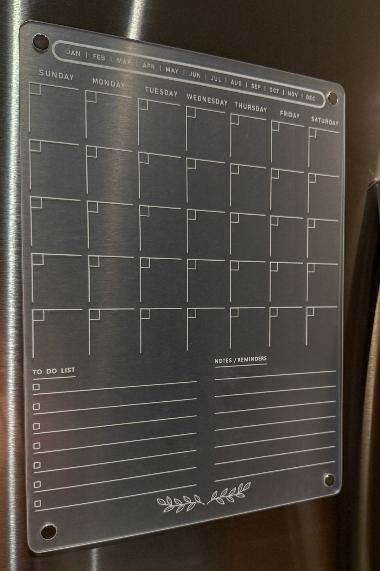 Acrylic Magnetic Calendar for Fridge! 

#LTKHome