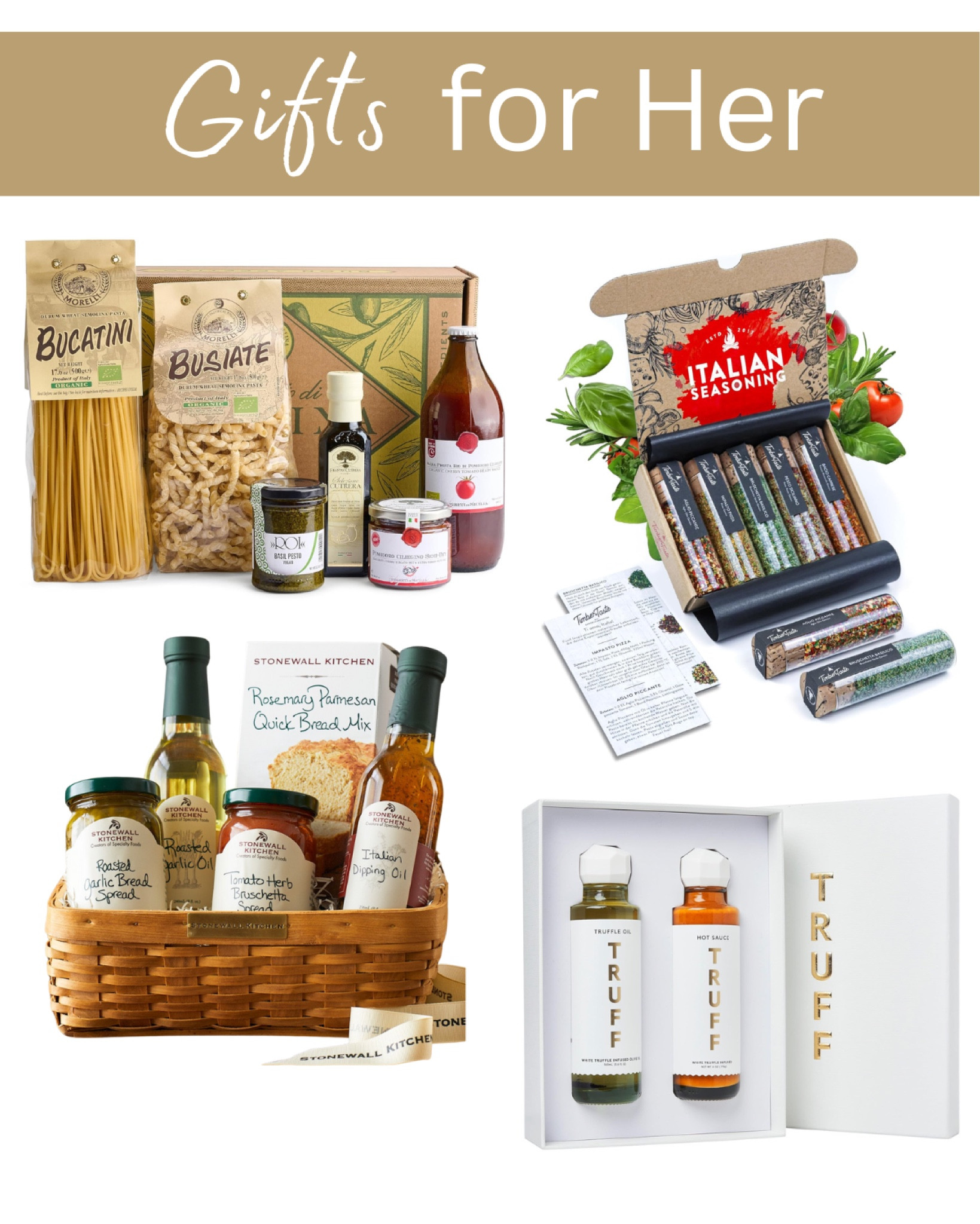 Italian themed gifts for her, pasta gift set, Italian spices gift set, white truffle gift set 

#LTKFindsUnder100 #LTKGiftGuide #LTKHoliday