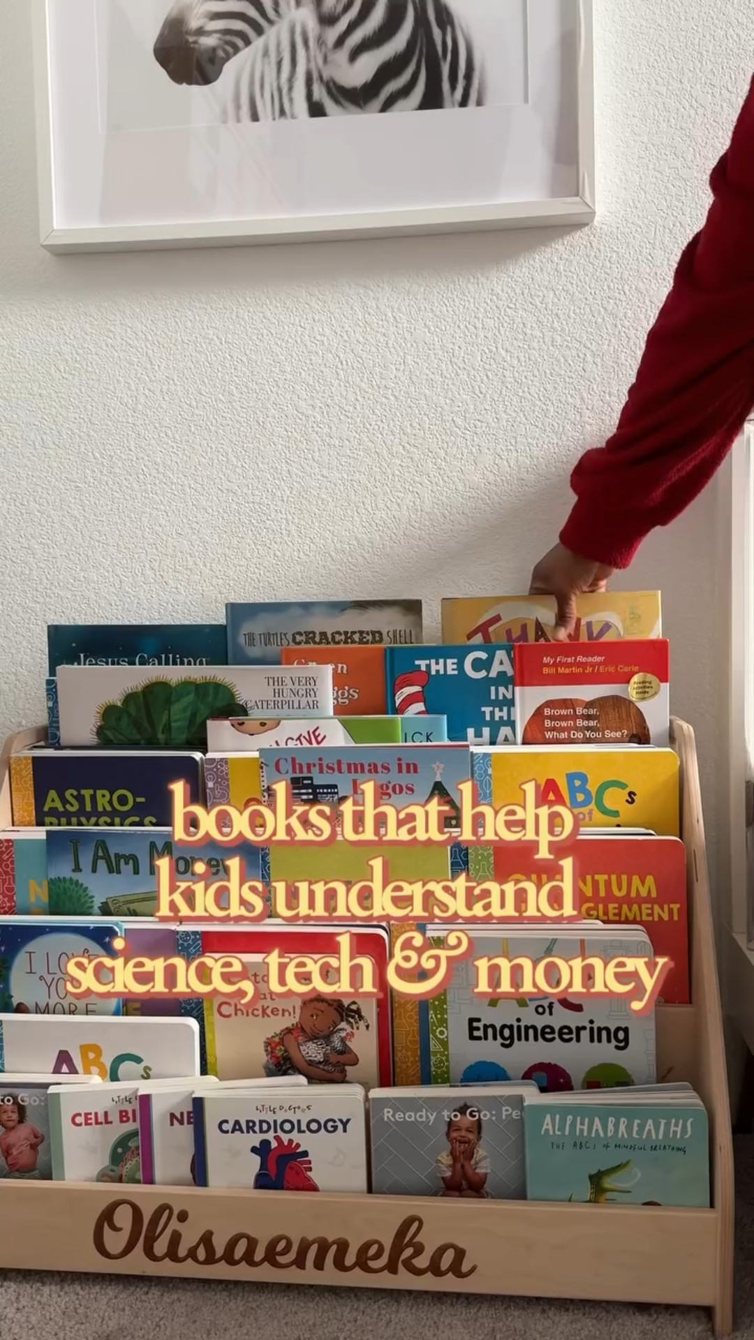 I’ve loved adding books that make science, tech, and money feel familiar early on to my son’s home library. I work in cybersecurity, my husband is a science and finance bro, so this category was inevitable.🙂‍↔️ The goal isn’t to raise a genius toddler… It’s just to make curiosity and learning feel normal from the start lol
These are some of the STEM and money books I’ve grabbed so far. They’re simple, visual, fun, and a gentle exposure to these topics:
🧬 Cell Biology for Babies
🧠 Neurology for Babies
❤️ Cardiology for Babies
🔐 The Little Cyber Engineer
🧑🏽‍💻 Three Little Hackers
💰 I Am Money
🐰 The Moneybunny Series
🐻 The Four Money Bears
🐷 Bunny Money
👩‍🔬 Ada Twist, Scientist
🪐 The Magic School Bus (series)
☀️ Baby Loves Science (series)

Comment Tech and I’ll send these books + bookshelf to you ✨🌞

If you have other science, tech, or money books your kids love, please share them. I’m always adding to our list 🤍