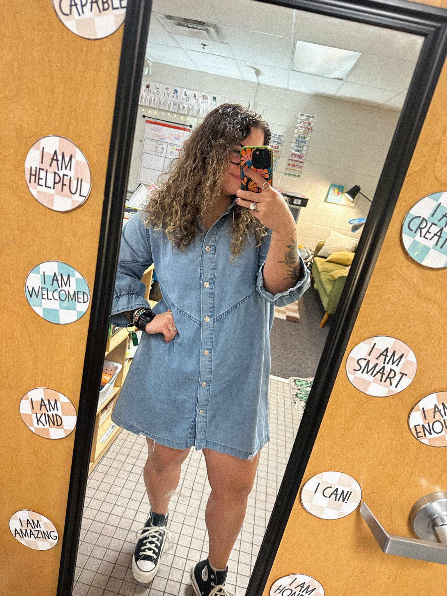 Teacher outfit // teacher ootd // teacher fit // kindergarten teacher // midsize 
