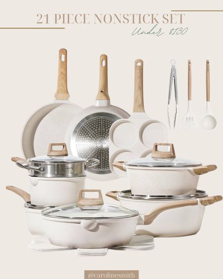21 piece nonstick set on sale

Amazon finds, Memorial Day Sale, kitchen, cooking 

#LTKGiftGuide #LTKsalealert #LTKhome