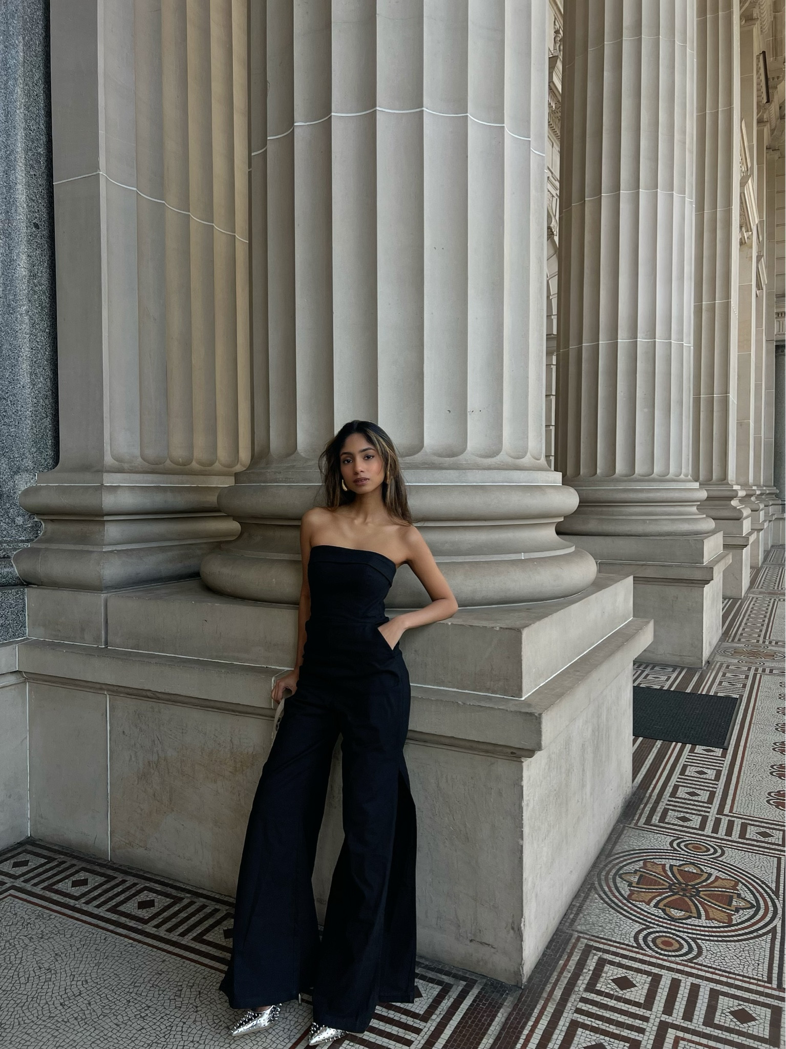 The perfect black jumpsuit 

#LTKaustralia #LTKSeasonal #LTKFind