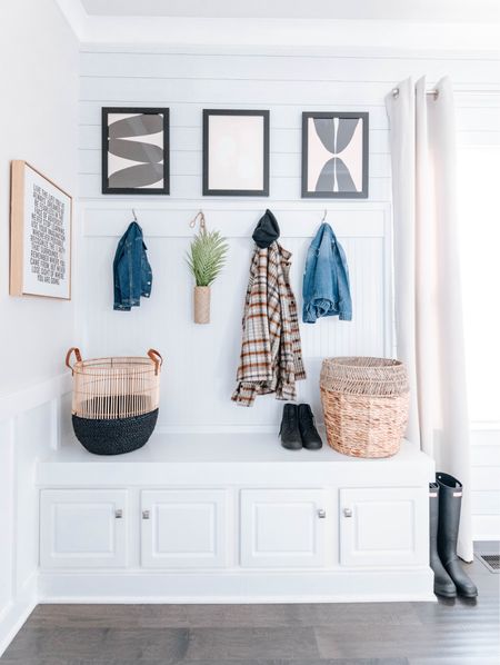Shop these storage baskets If you want a simple and beautiful solution for a storing items in your mudroom! 

#LTKSpringSale #LTKSeasonal #LTKhome