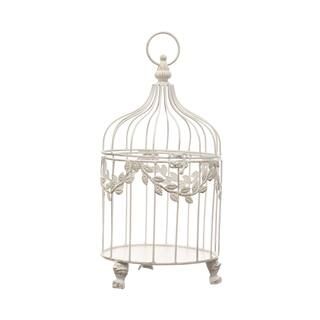 14.3" White Tabletop Metal Birdcage by Ashland® | Michaels Stores