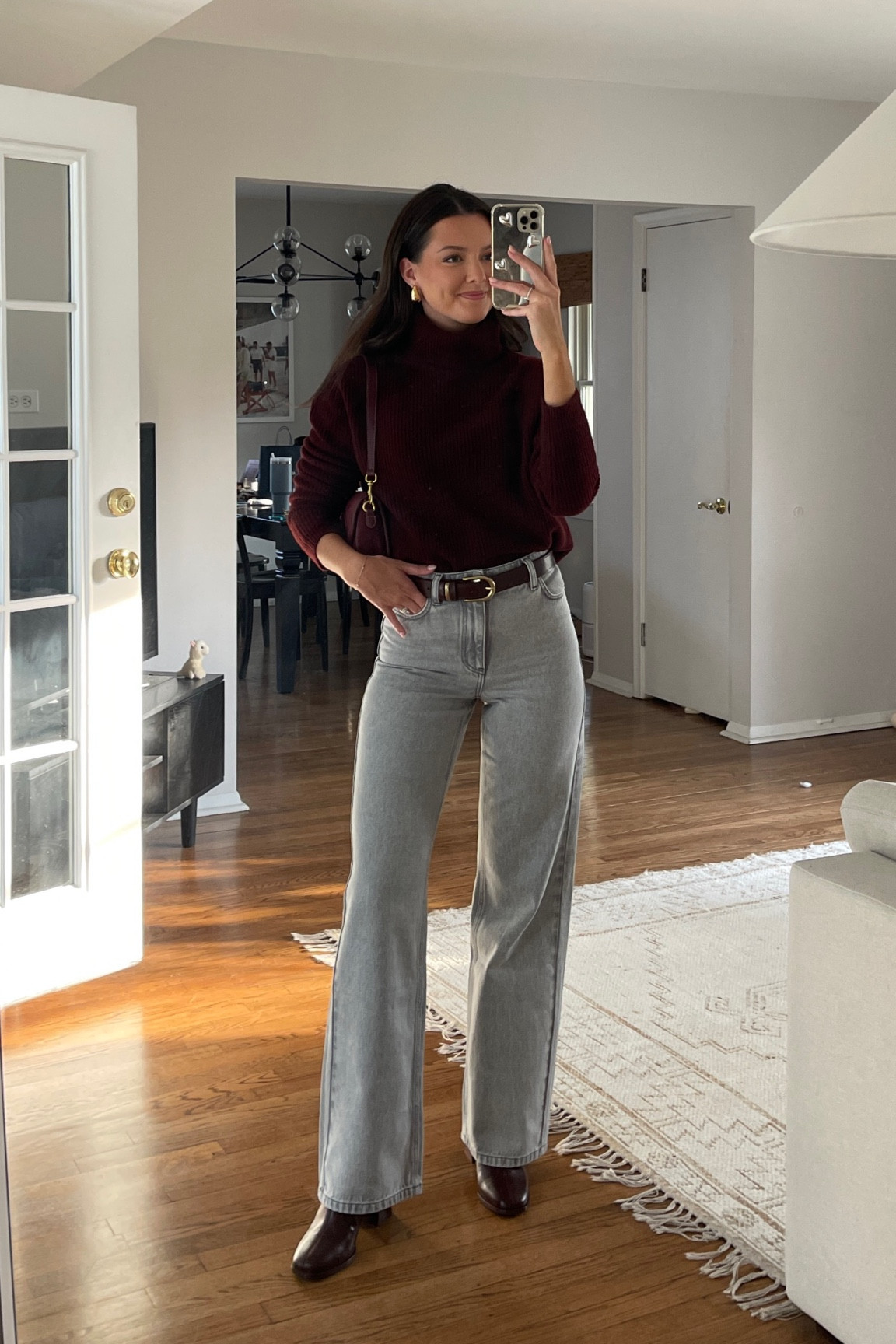 Happy Friday! I’m heading out to take Christmas card photos tonight and going casual this year. Wearing a size small in the sweater and true size in the jeans and boots. I typically wear curve love in Abercrombie so these jeans are a little more snug than I’m used to in the hips but still fit well. If you’re curvy, size up! 

#LTKHoliday #LTKSeasonal #LTKStyleTip