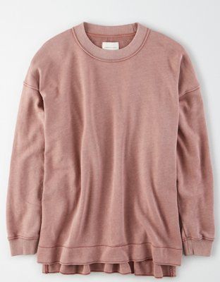 AE Fleece Oversized Sweatshirt | American Eagle Outfitters (US & CA)