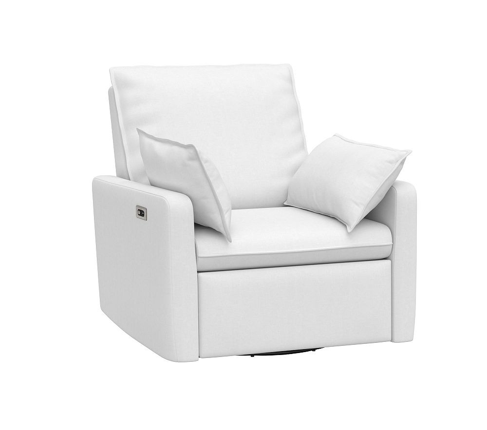 Paxton Pillow Swivel Glider Recliner | Pottery Barn Kids
