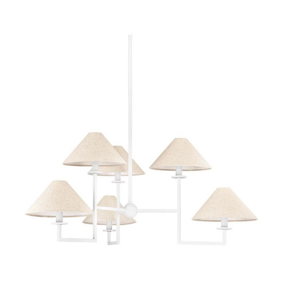 Mitzi Gladwyne 6 - Light Chandelier in  Textured White | Target