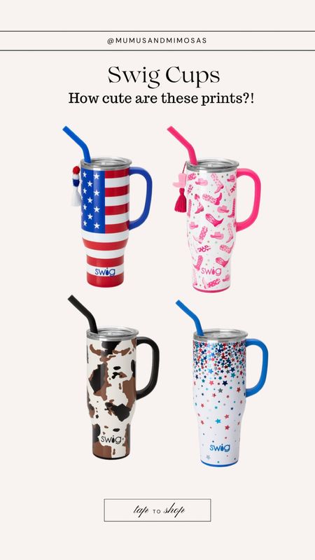 Stainless steel SWIG cups
Patriotic
Cowboy boots western
Cow print

#LTKfindsunder50 #LTKGiftGuide #LTKSeasonal