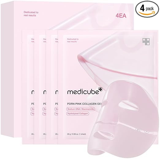 medicube Salmon Dna Pdrn Pink Collagen Jelly Gel Mask Overnight Face Mask for Glass Glow Hautelas... | Amazon (DE)