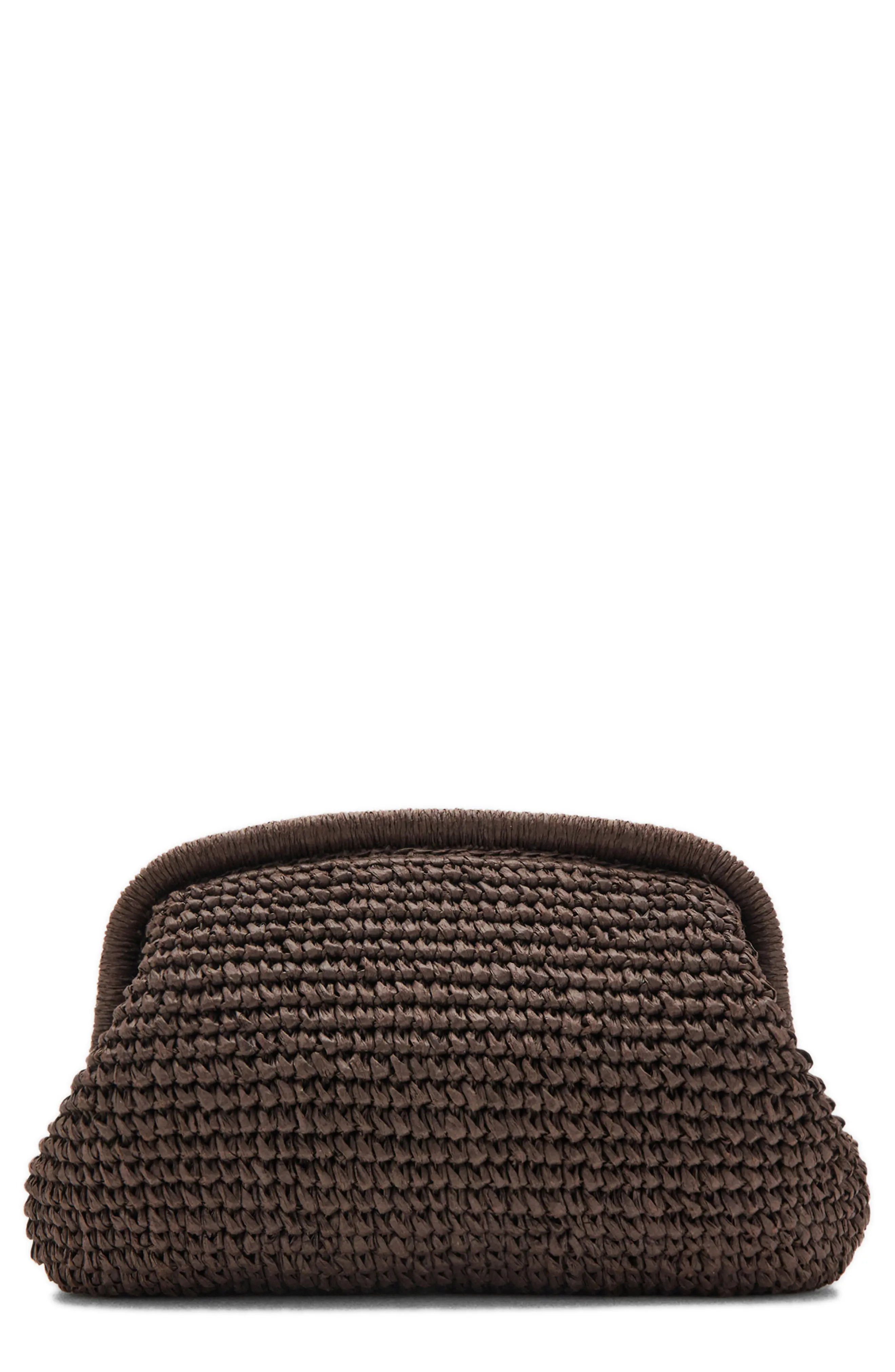 MANGO Natural Fiber Frame Clutch (Women) | Nordstrom | Nordstrom
