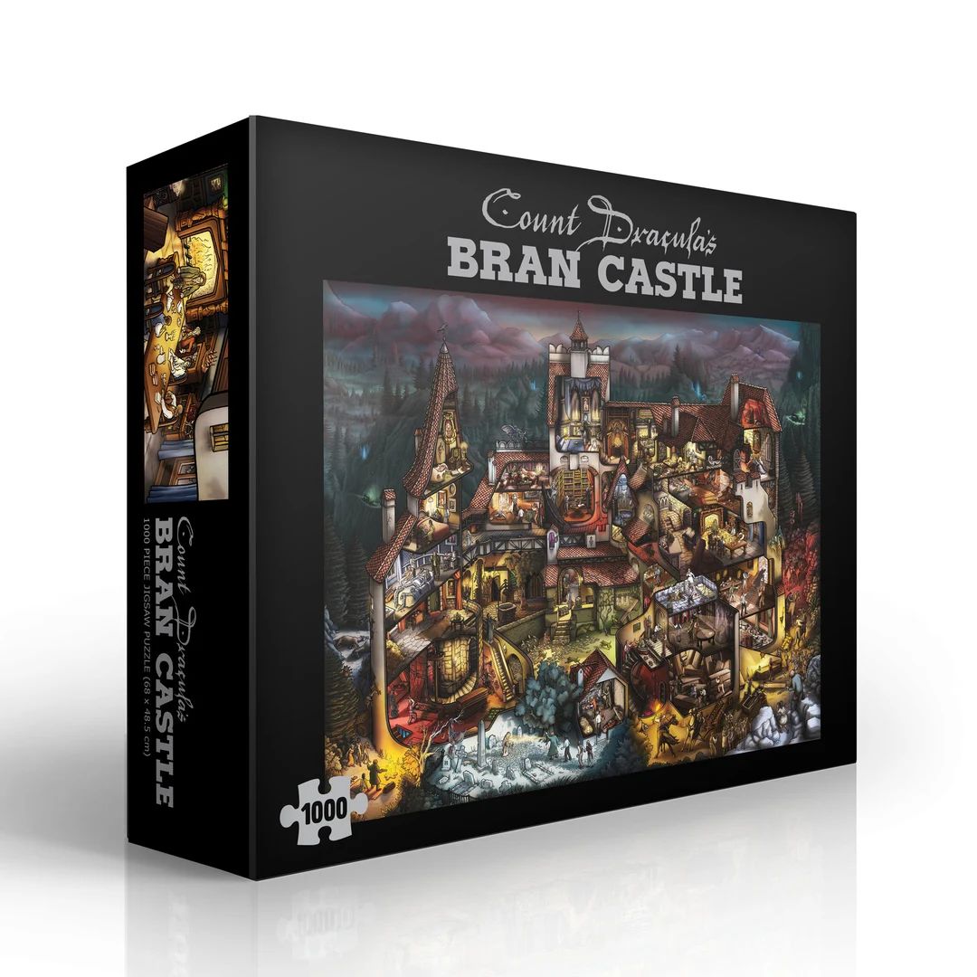 Count Dracula's Bran Castle 1000 Piece Jigsaw Puzzle | Etsy (US)