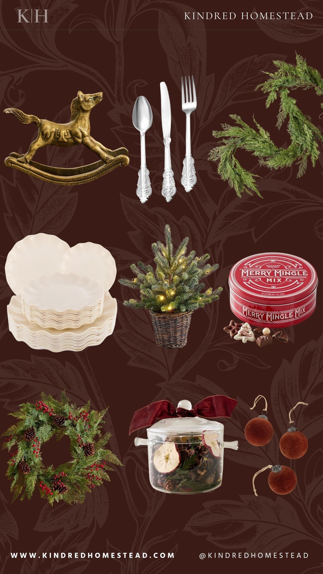 ✨Classic, cozy, and made to stand out — these holiday finds from Kindred Homestead bring timeless charm to every corner. From heirloom-inspired décor to warm textures and twinkling details, it’s Christmas done beautifully simple. 🎄🤍

classic Christmas decor | timeless holiday style | cozy home finds | Christmas decorating ideas | Kindred Homestead | holiday home inspiration | LTK holiday roundup

#LTKHome #LTKHoliday