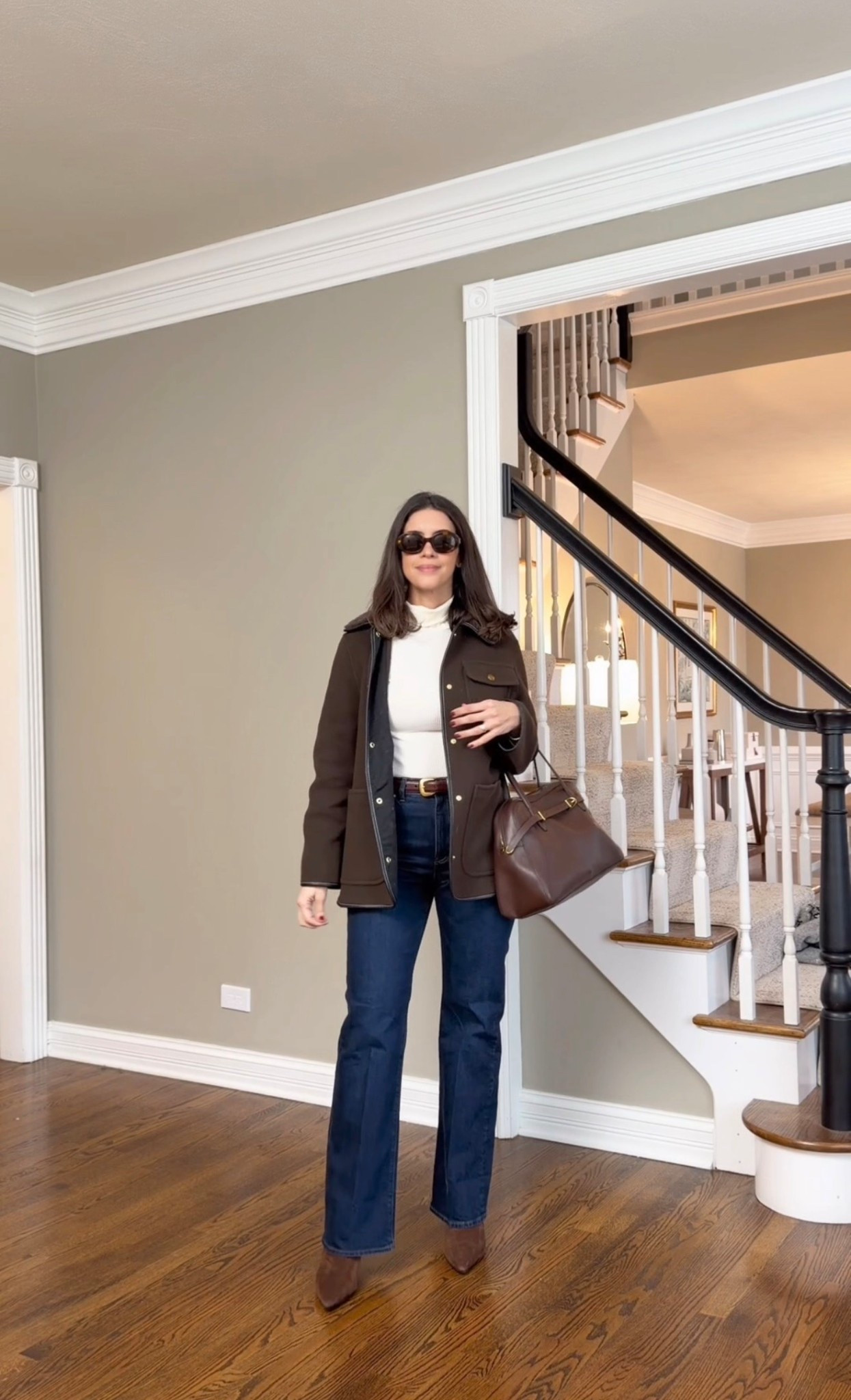 Winter outfit with jeans 
Jeans are tts 
Top size small (linked similar!)
Jacket size medium
Boots SO SO comfy!!! TTS

#LTKSeasonal #LTKFindsUnder50 #LTKFindsUnder100