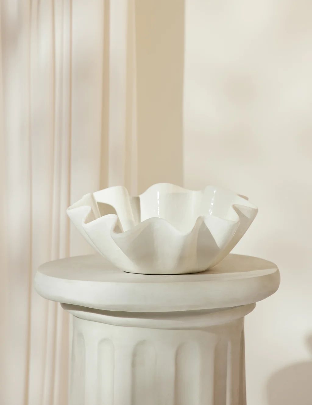 Regina Andrew Ruffle Ceramic Bowl | Lulu and Georgia 