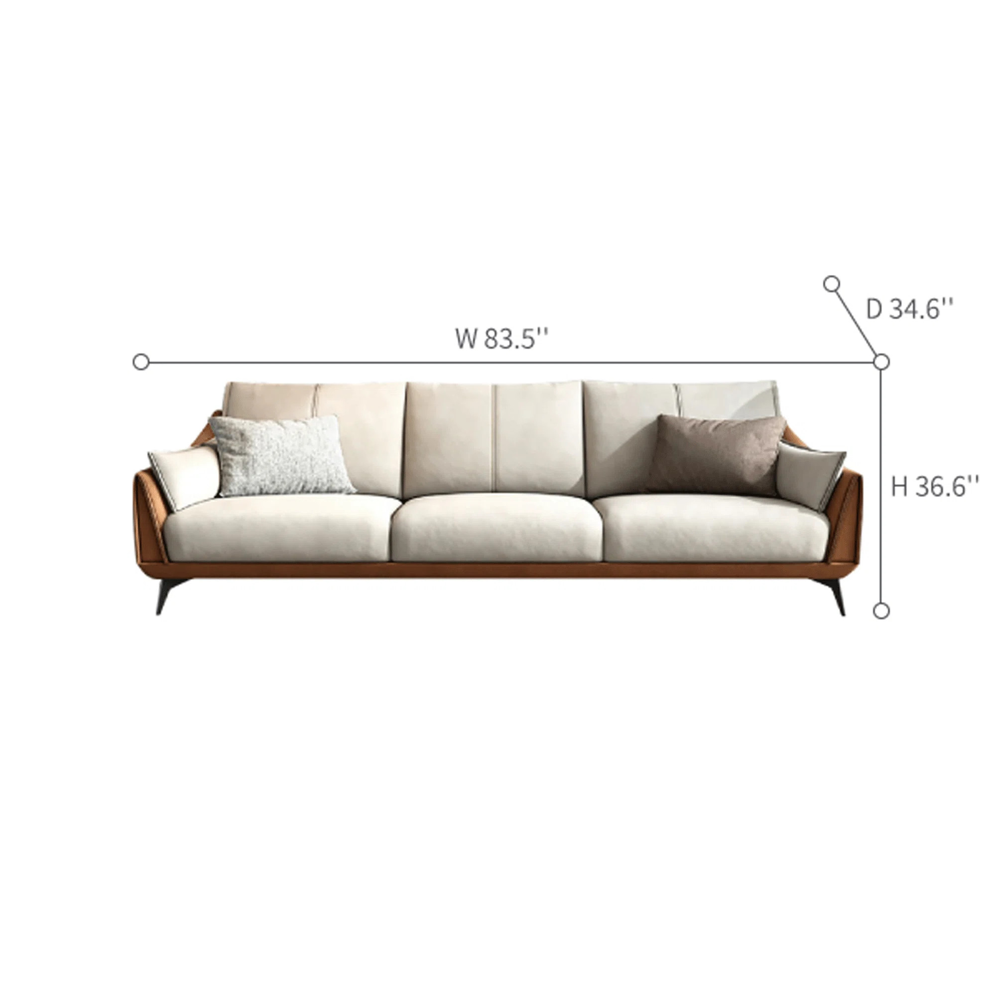 Mcreynolds 83.5'' Flared Arm Sofa | Wayfair North America