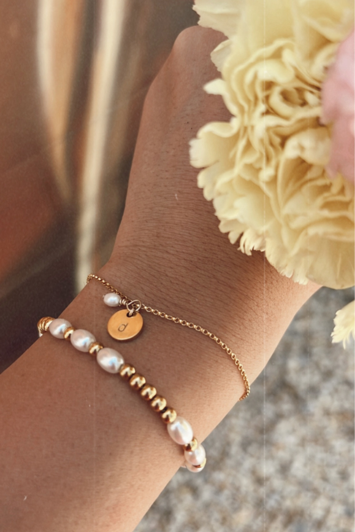 the sweetest initial bracelet coming to their site soon + snag the cutie pearl bracelet now!! 💎🥹 #jewels #kristalize #kristalinkd 

#LTKstyletip #LTKFind