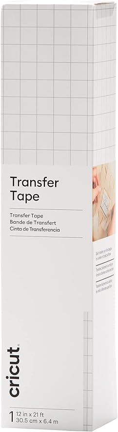 Cricut Transfer Tape - 1ft x 21ft - Easy Transfer Adhesive Sheet for Vinyl Projects - Compatible ... | Amazon (US)