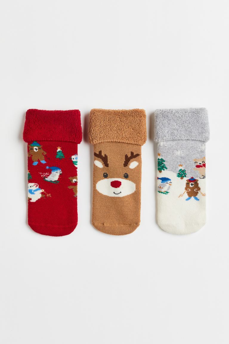 3-pack Terry Socks | H&M (US)