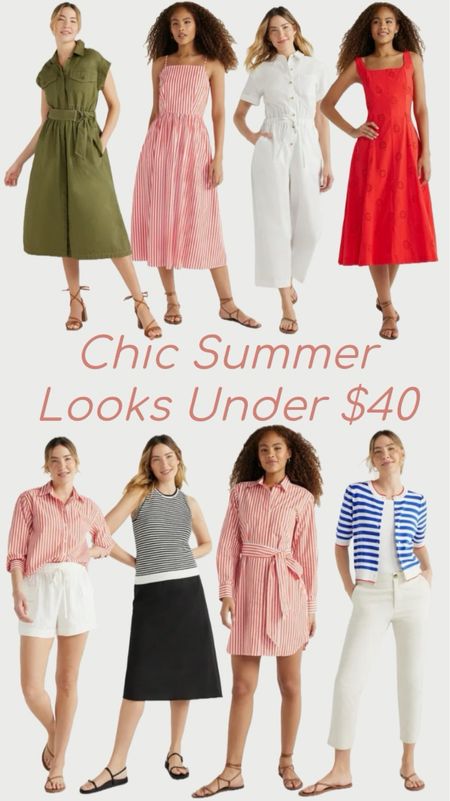 These chic summer outfits are all made up of pieces under $40! Several are under $20! Everything pictured comes in multiple colors and most come in plus size options.
…………….
shirt dress military dress midi dress midi length dress maxi dress jumpsuit white dress white jumpsuit red dress eyelet dress white shorts summer outfit summer look spring outfit spring look graduation dress mother’s day dress striped cardigan cropped cardigan walmart new arrivals Walmart finds striped dress striped shirt dress square neck dress denim jumpsuit satin skirt silk skirt dress under $50 dress under $30 dress under $25 travel look travel outfit mom uniform comfortable dress comfy outfit white pants plus size pants plus size shorts plus size dress summer wedding guest dress summer wedding dress baby shower dress work wear work dress work look summer dress spring dress 

#LTKworkwear #LTKover40 #LTKfindsunder50