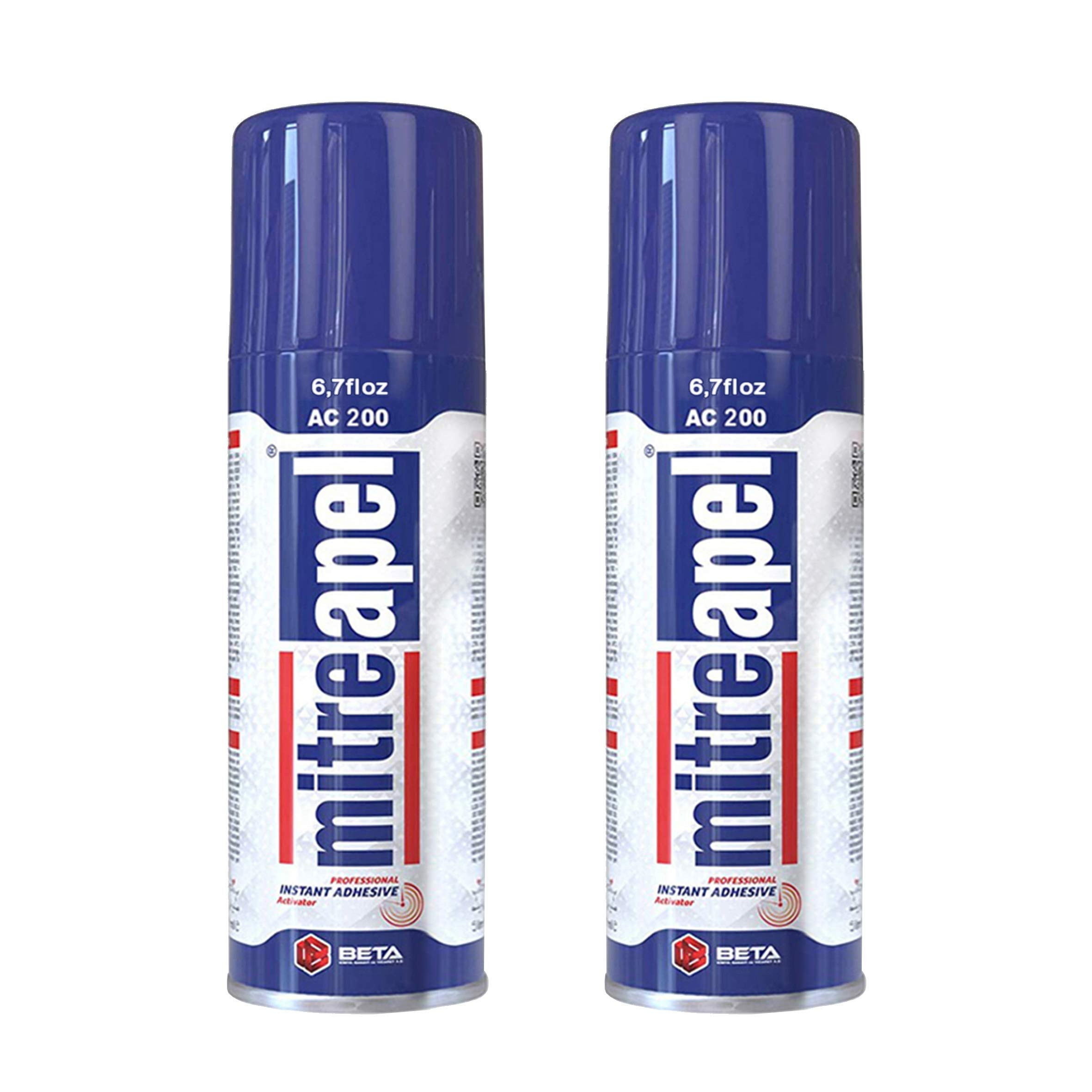 MITREAPEL Activator (2 x 6.7 fl oz) Spray Accelerator for CA Super Glues (2 Pack) | Amazon (US)