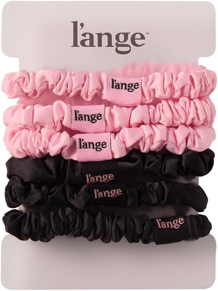 L'ANGE HAIR Small Satin Scrunchies for Women | Silk Hair Ties | Crease-Free, Stylish Hair Accesso... | Amazon (US)