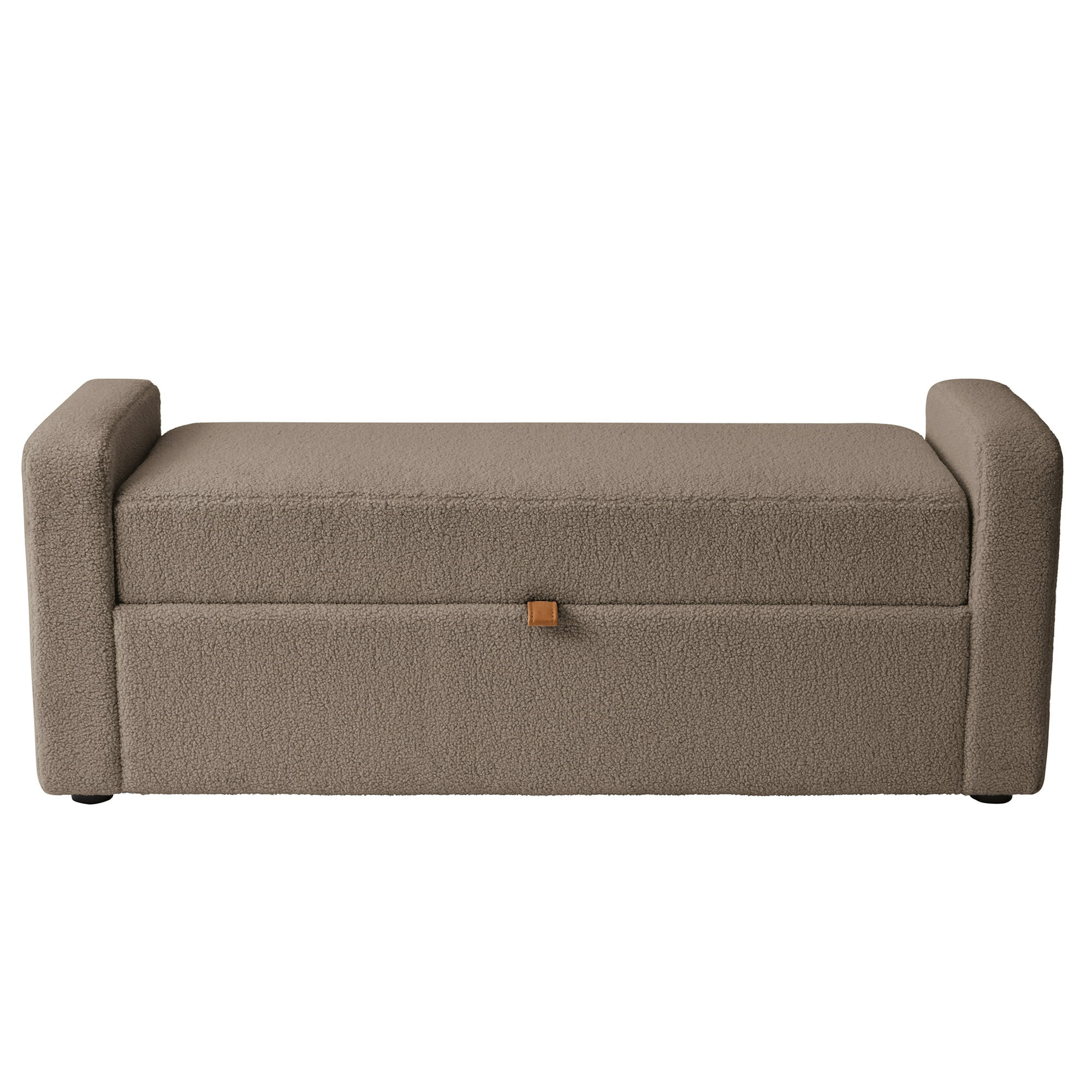 Better Homes & Gardens Springwood 55.12" Storage Bench, Truffle Brown | Walmart (US)