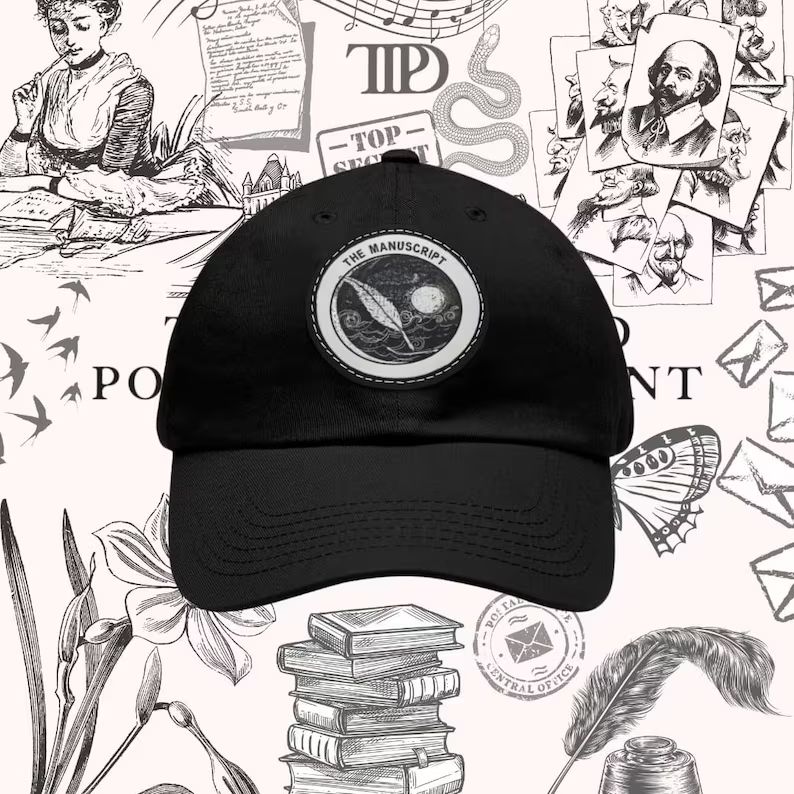The Manuscript | The Tortured Poets Department | Dad Hat with Leather Patch | Etsy (US)