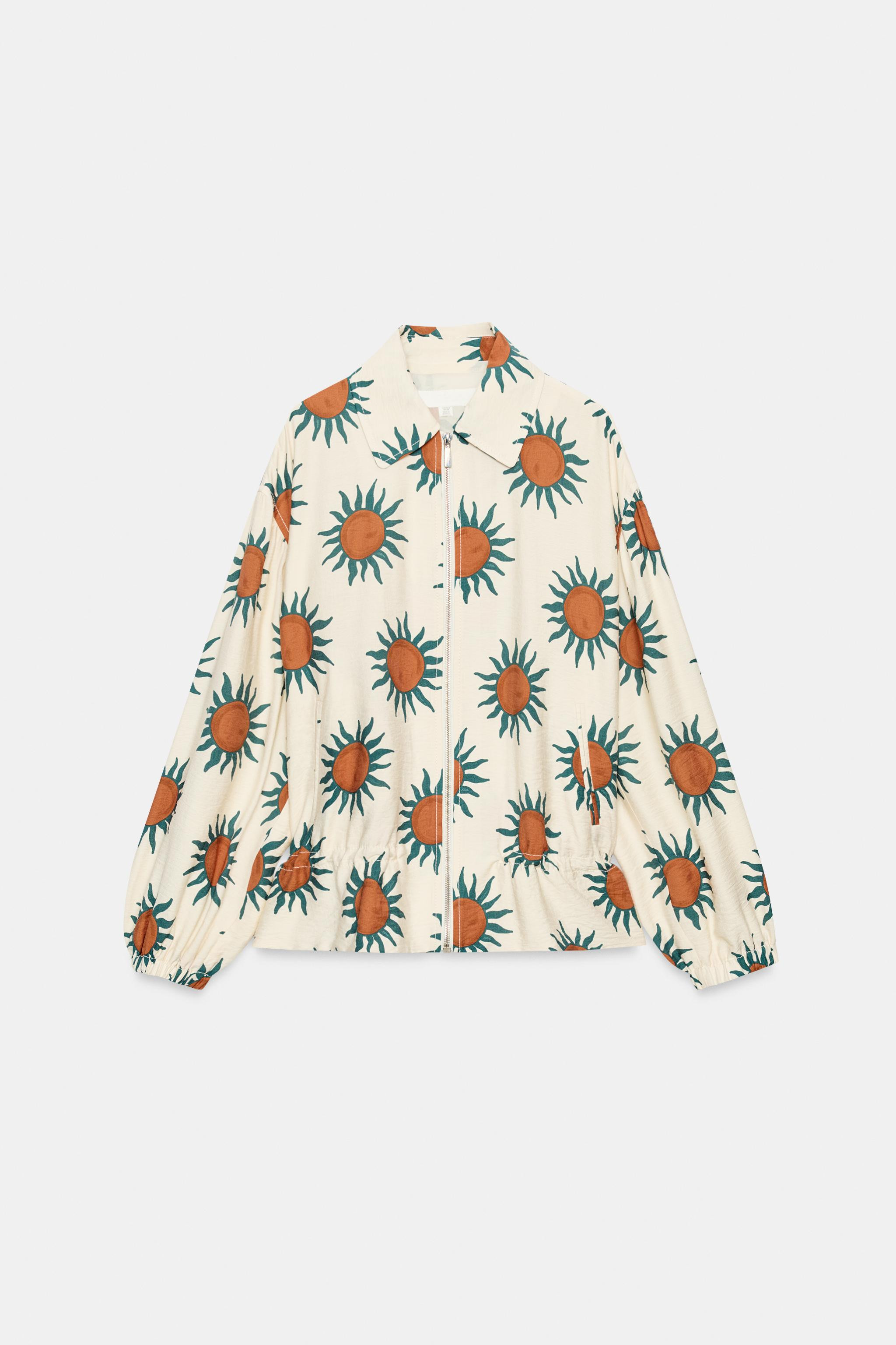 PRINTED BOMBER JACKET | Zara US