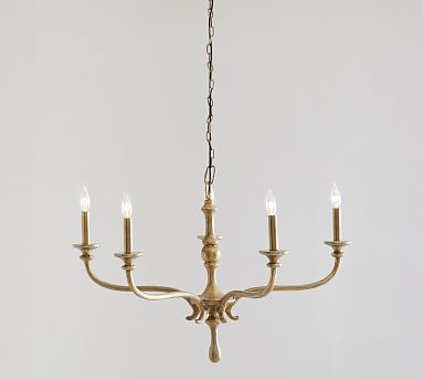 Lockhart Forged Iron Chandelier | Pottery Barn (US)