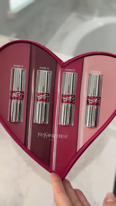 A little Valentine’s Day treat from YSL! 
These Candy Glaze Lip Glosses are so beautiful and are the prettiest shades!💄💋
One of my favorite lip formulas and are great to always have or throw in your purse!🩷🩷

#LTKVideo #LTKMostLoved #LTKbeauty
