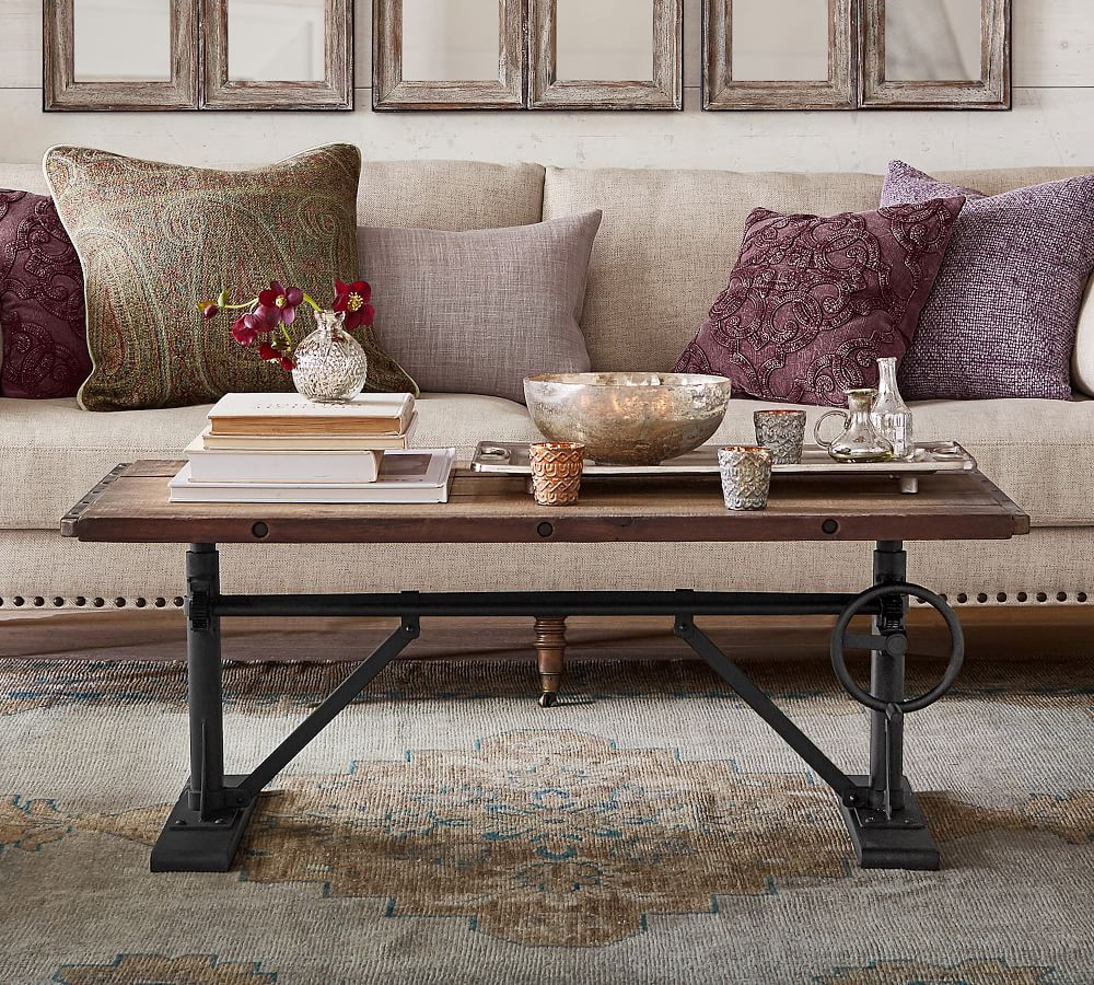 Pittsburgh 48" Crank Coffee Table | Pottery Barn (US)