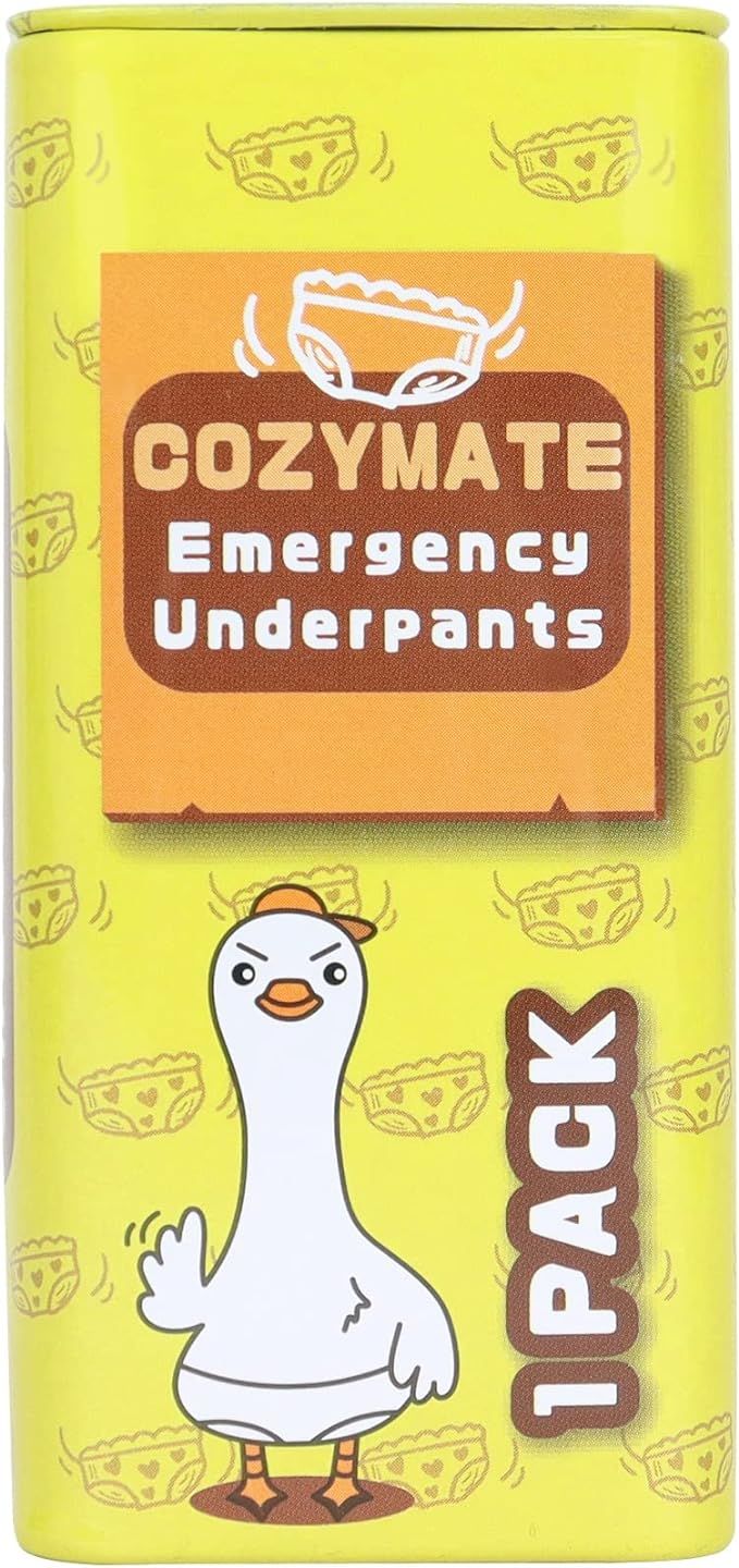 Emergency Underpants Gag Gifts, Travel Out Instant Underwear in Compact Tin Container, Great Funn... | Amazon (US)