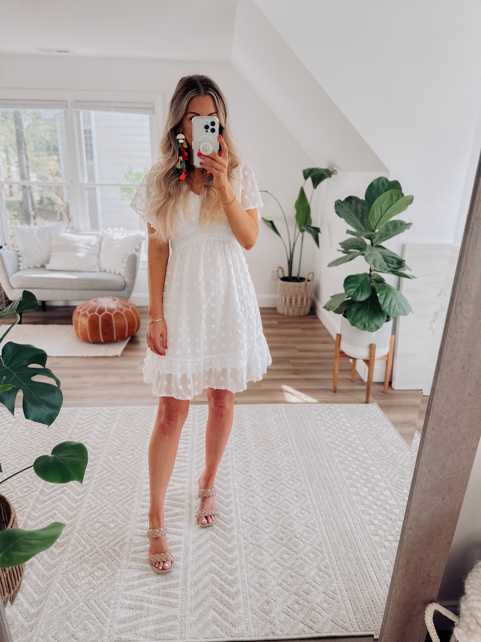 White Swiss dot dress perfect for spring or summer weddings, graduation or even a simple date night.

Festival dress - cocktail dress - graduation dress - graduation outfit - graduation outfit idea - white dress - vacation dress - vacation outfit - resort dress - honeymoon outfit - bride dress - bridal dress - bachelorette party outfit idea - beach dress - beach vibes - summer dress - sun dress - spring dress

#LTKunder50 #LTKwedding #LTKstyletip