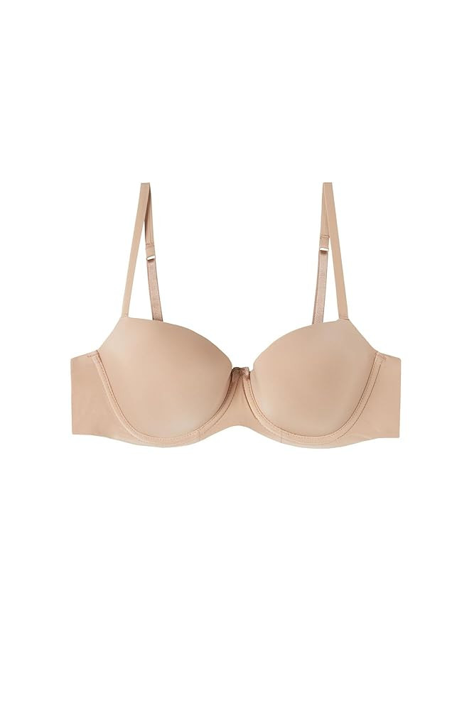 Intimissimi Woman's Sofia Natural Lift Balconette Bra in Ultralight Microfiber | Amazon (US)