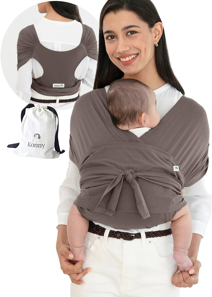 Konny Baby Carrier Flex Elastech(Head Support) - Adjustable, Easy to Wear and Wrap Baby Sling, Ba... | Amazon (US)