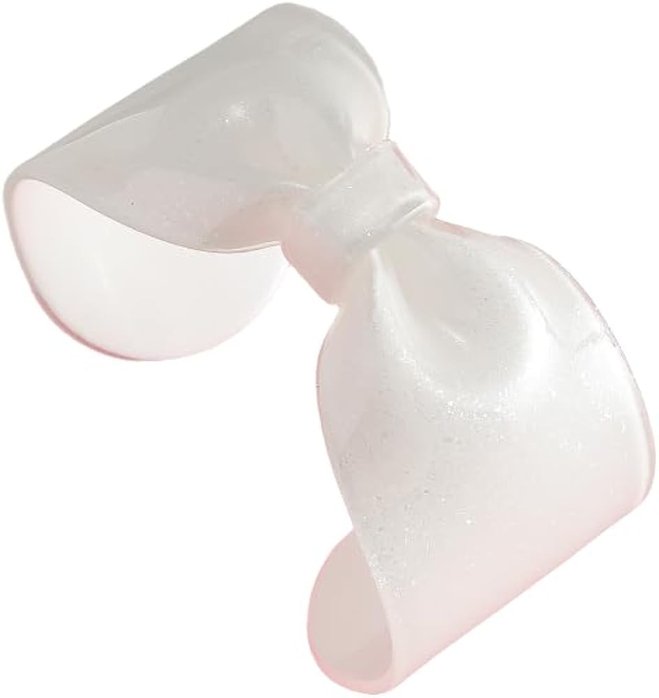 Pingyongchang Acrylic Bow Wrist Cuffs Bracelets for Women Bohemian Open Bowknot Chunky Bangle Bra... | Amazon (US)