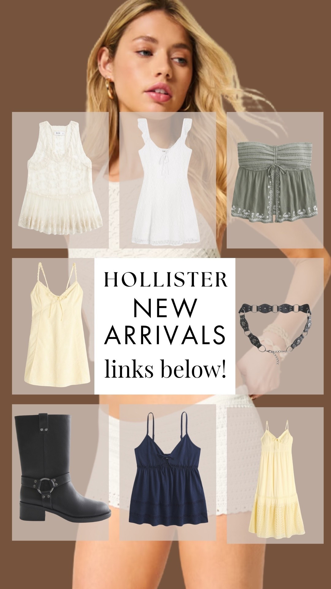 hollister has the cutest new arrivals & here is what’s in my cart 🫶
