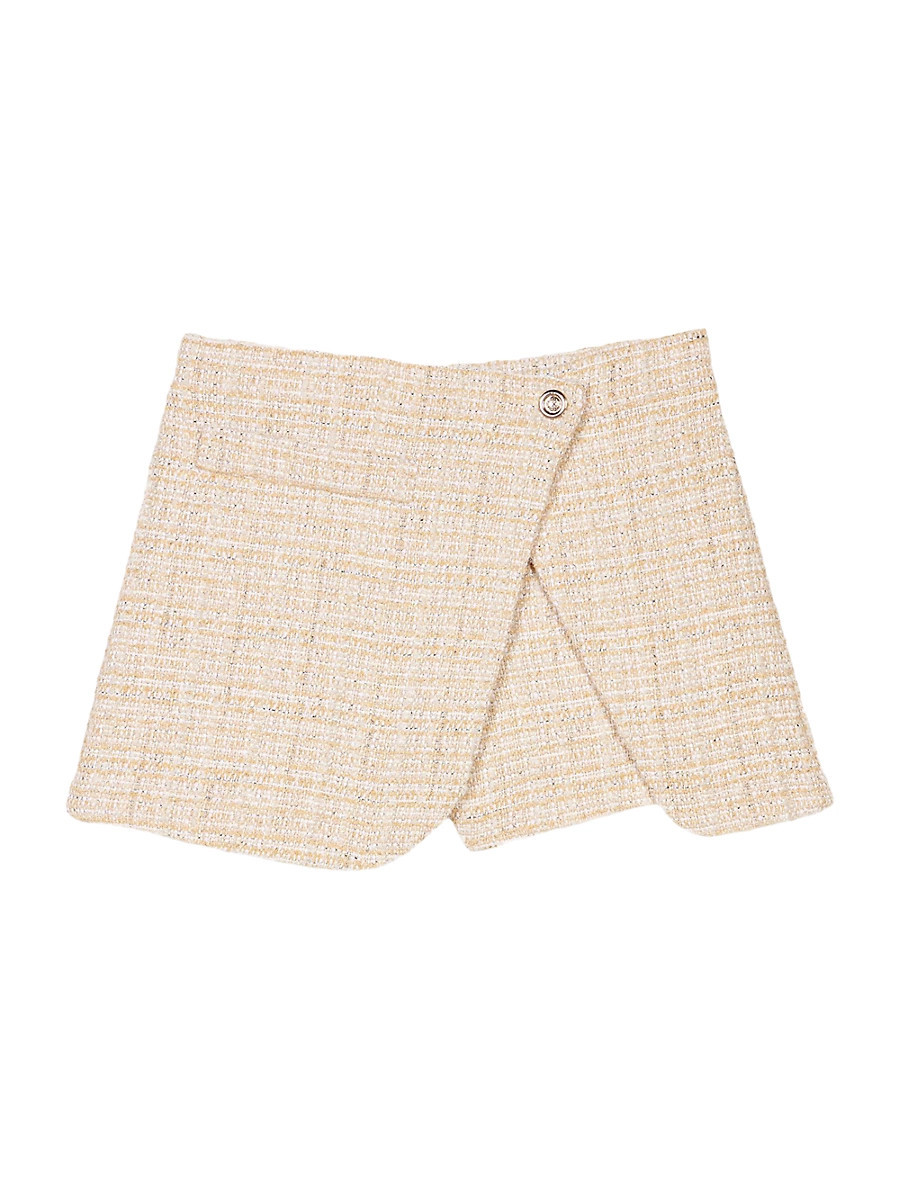Women's Layered Tweed Skort - Beige - Size 10 | Saks Fifth Avenue