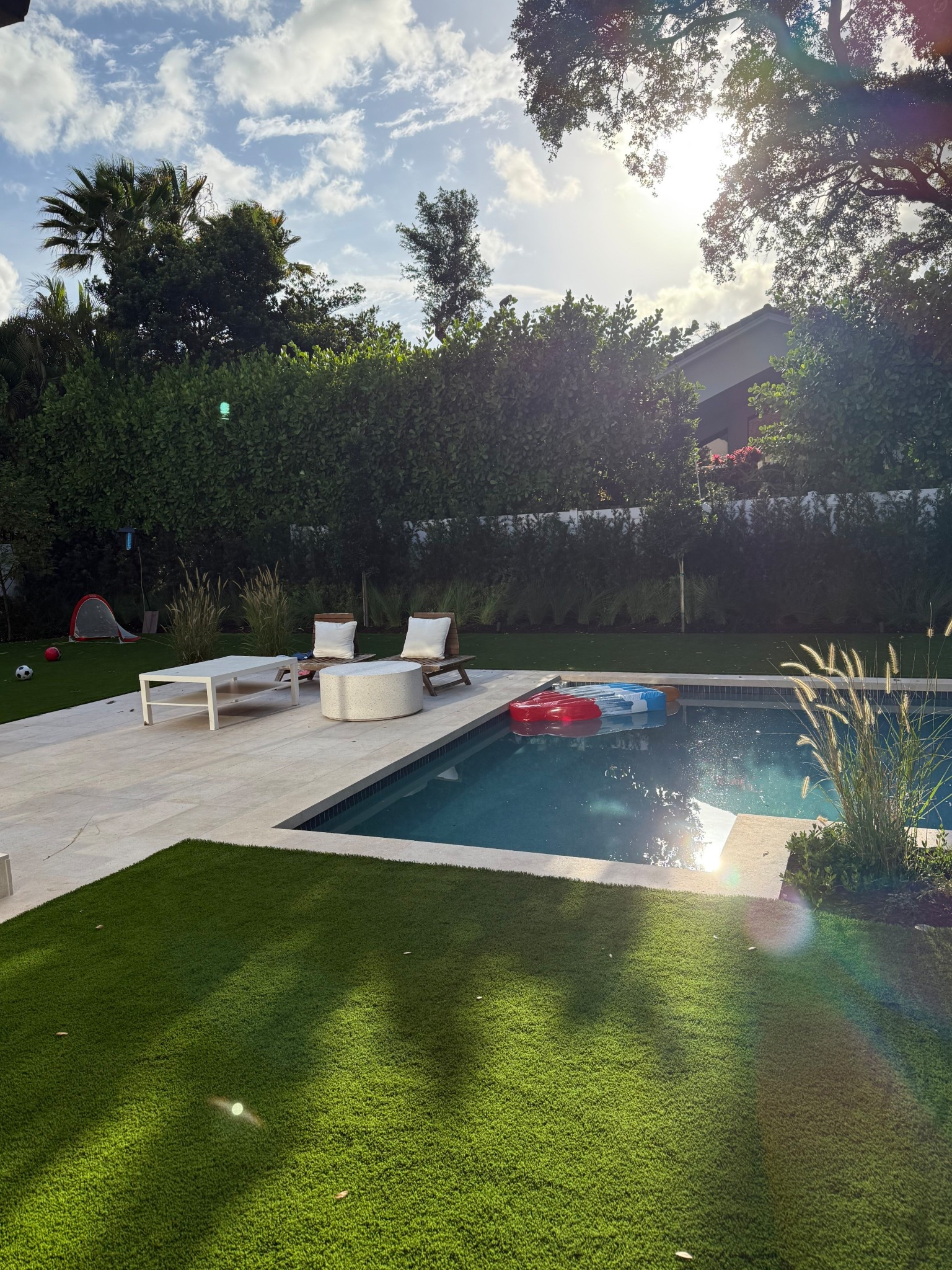 First call of order after completing a backyard Reno - buy a pool floatie 🫶 

#LTKSwim #LTKHome #LTKSummerEdit