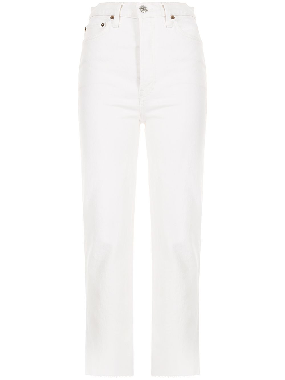70s Stove Pipe straight-leg jeans | Farfetch (US)