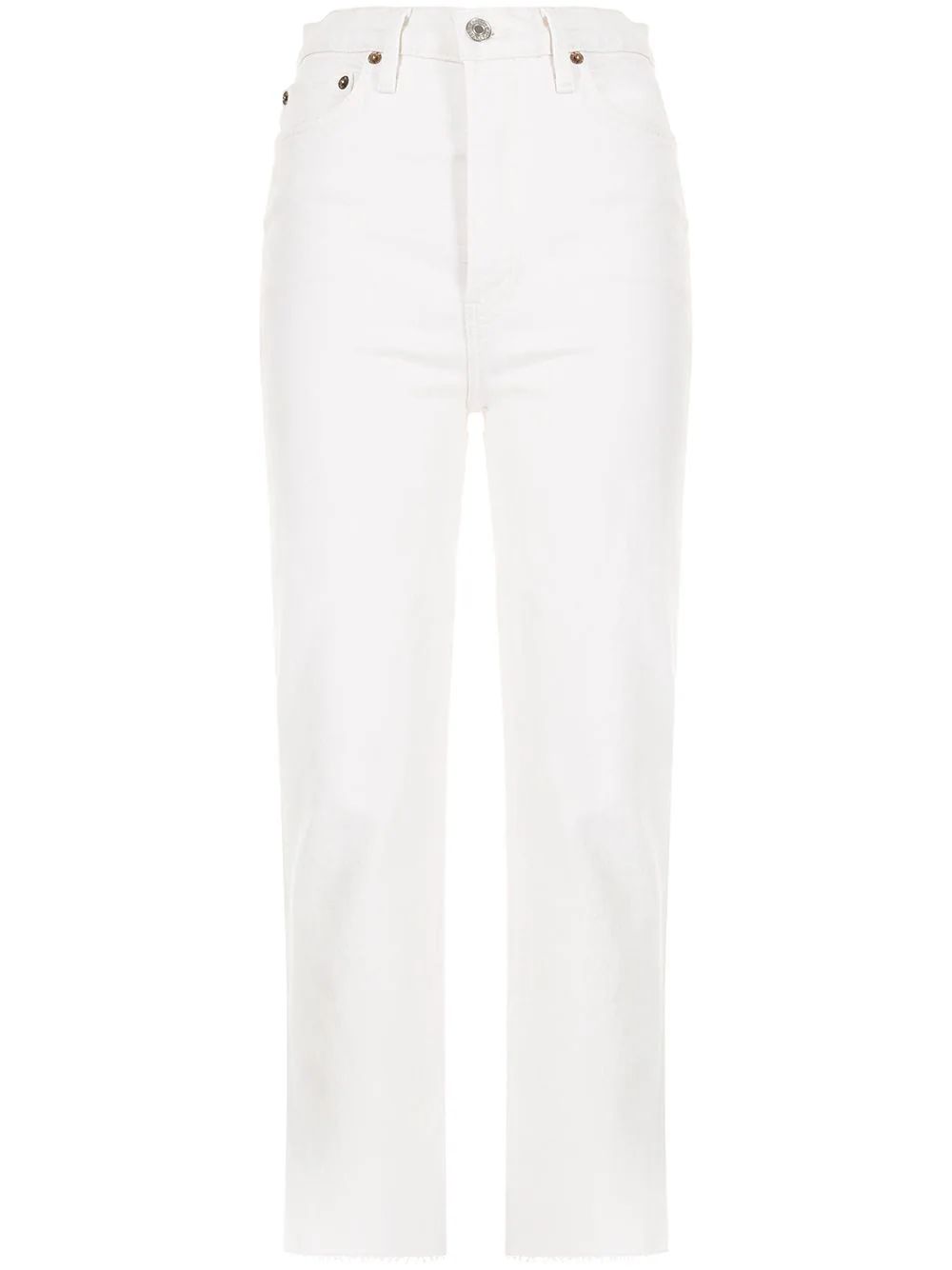 70s Stove Pipe straight-leg jeans | Farfetch (US)