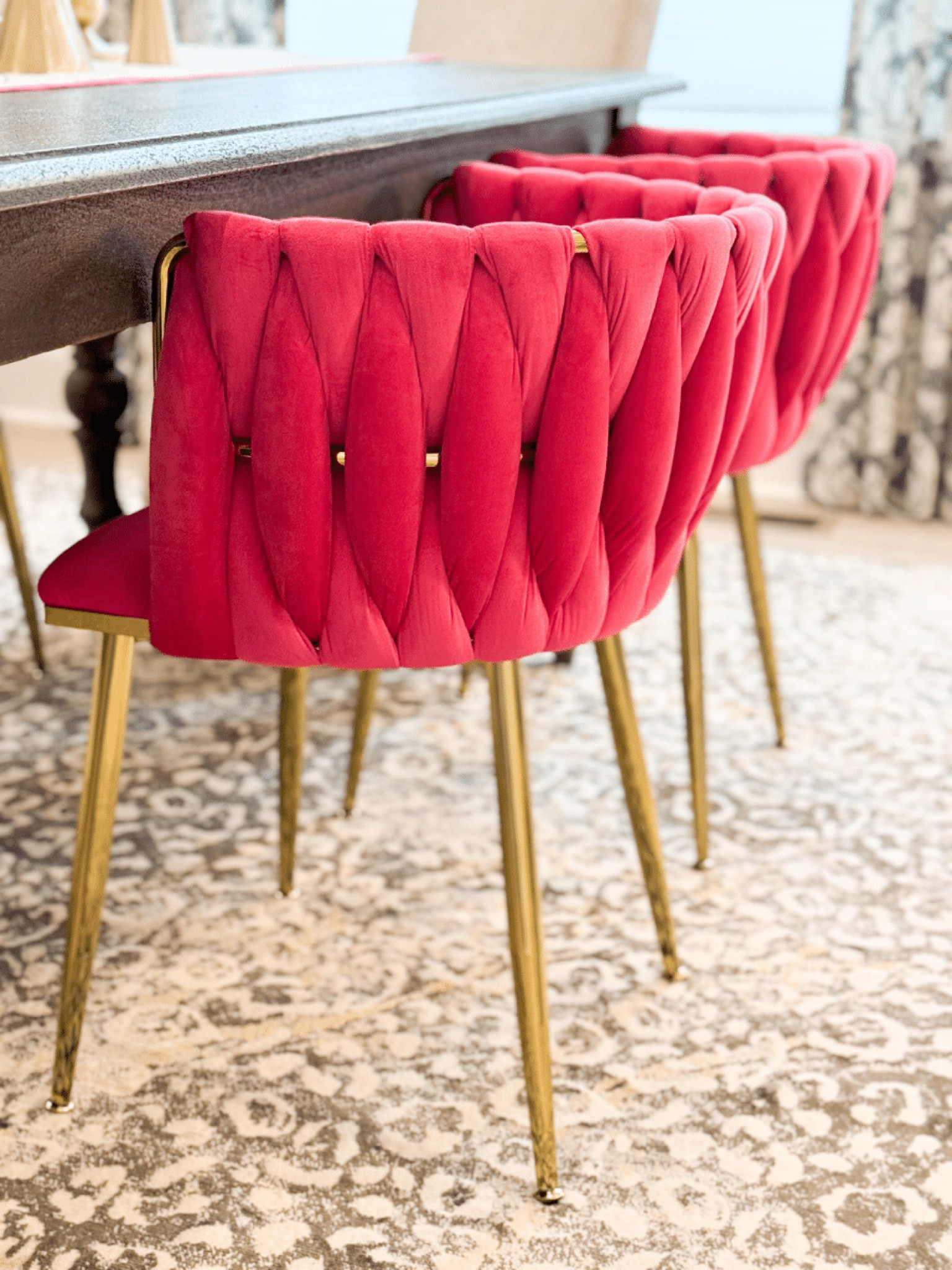 These pink and gold chairs are what dreams are made of 😍

dining room inspiration | pops of pink | whimsy decor inspo 

#LTKHome #LTKxWayfair #LTKStyleTip