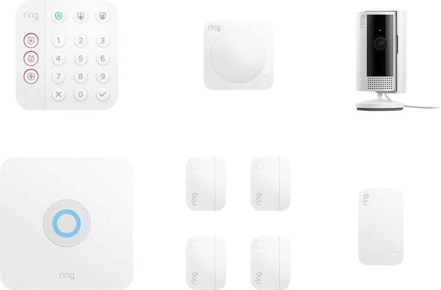 Ring - Alarm Security Kit 9-Piece (2nd Gen) - White | Best Buy U.S.