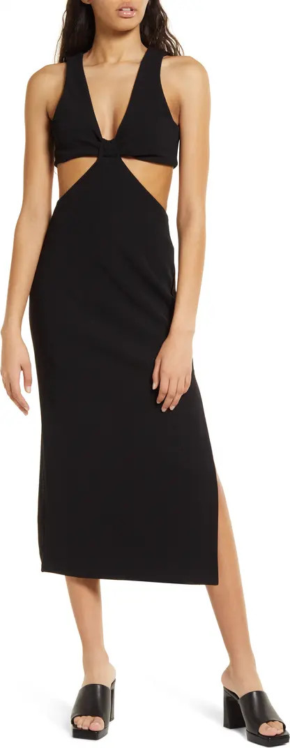 Cutout Tank Midi Dress | Nordstrom
